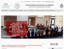 Tablet Screenshot of ittlaxiaco.edu.mx